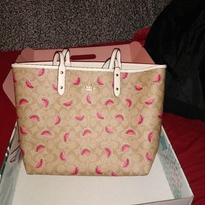 Watermelon Coach Tote